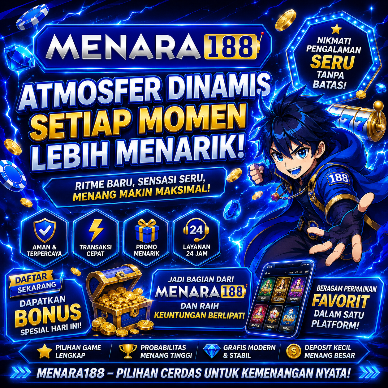 MENARA188 – Atmosfer Dinamis yang Membuat Setiap Momen Lebih Menarik