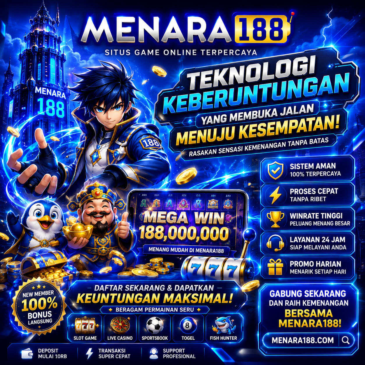 MENARA188: Teknologi Keberuntungan yang Membuka Jalan Menuju Kesempatan